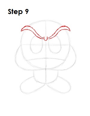 Comment dessiner un Goomba