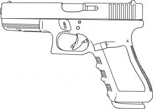 Comment dessiner une arme à feu, étape par étape, des fusils, des armes, GRATUIT Dessin Tutoriel en ligne, a ajouté Dawn,