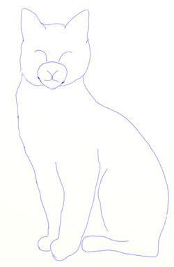 Comment dessiner un chat réaliste - Dessiner étape par étape