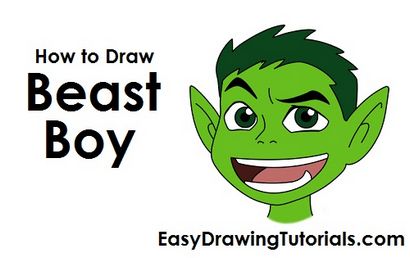 Comment dessiner Beast Boy