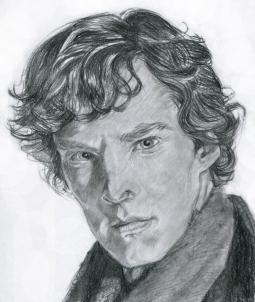 Wie Benedict Cumberbatch, Sherlock Holmes, Schritt für Schritt, Portraits, Menschen, online Zeichnen