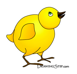 Wie zeichnet Cartoon-Huhn