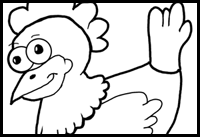 Comment dessiner Poulets Dessin Tutoriels & amp; Dessin & amp; Comment dessiner les poulets, les poules, & amp; Rossters & amp; Ferme