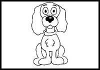 Comment dessiner Chiens Dessin Tutoriels & amp; Dessin & amp; Comment tirer les leçons Chiens et Chiots Dessin étape par