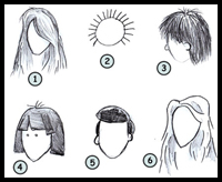 Comment dessiner les cheveux et les tutoriels & amp Dessin Visage; Dessin & amp; Comment dessiner droit ou s Personnes