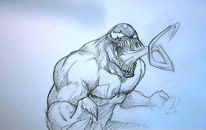 Comment dessiner Venom - dessin et tutoriels peinture numérique en ligne
