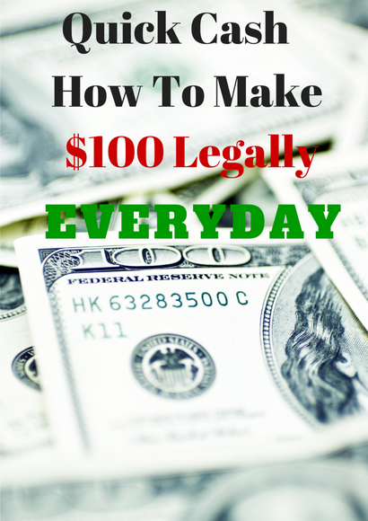 Comment gagner 100 $ en un jour légalement sans investissement