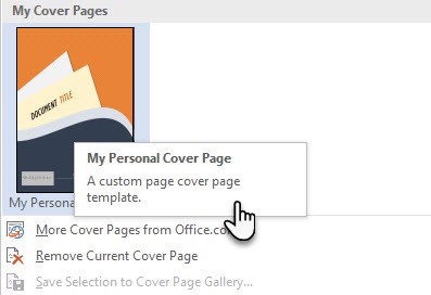 Comment faire facilement un attrayant page de couverture dans Microsoft Word