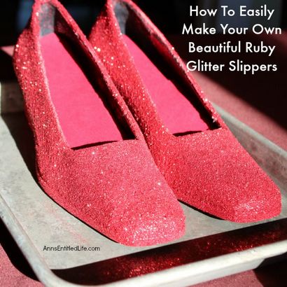 Comment faire facilement votre Belle Ruby Glitter Chaussons