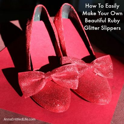 Comment faire facilement votre Belle Ruby Glitter Chaussons