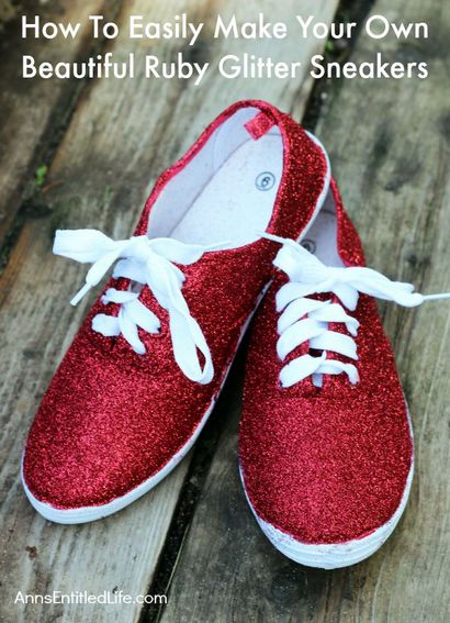 Comment faire facilement votre Belle Ruby Glitter Chaussons