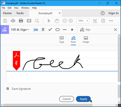Comment signer électroniquement des documents PDF sans impression et les numérisant