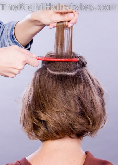 How To elegante Hochsteckfrisur für kurze feines Haar