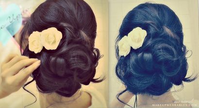 Wie man elegante Hochsteckfrisur mit Curls, Wedding Prom Frisuren