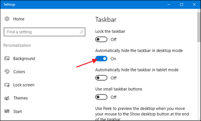Comment réparer Windows Taskbar quand il refuse de Masquer automatiquement correctement