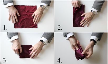 Comment plier un carré de poche - Il Spoke style