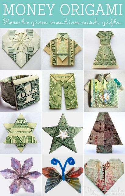 Wie falten Geld Origami oder Dollar-Bill Origami