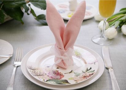 Allrecipes Dish - Wie die Super-nette Häschen-Ohr-Servietten für Ostern falten