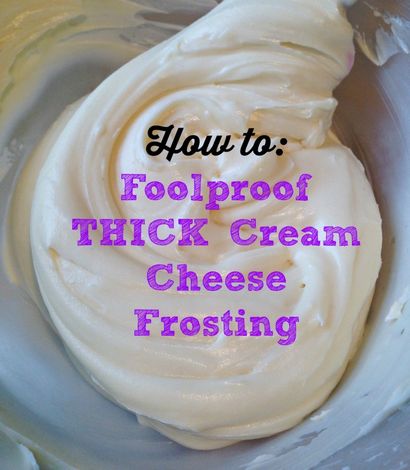 Comment FoolProof épais fromage à la crème Glaçage Recette