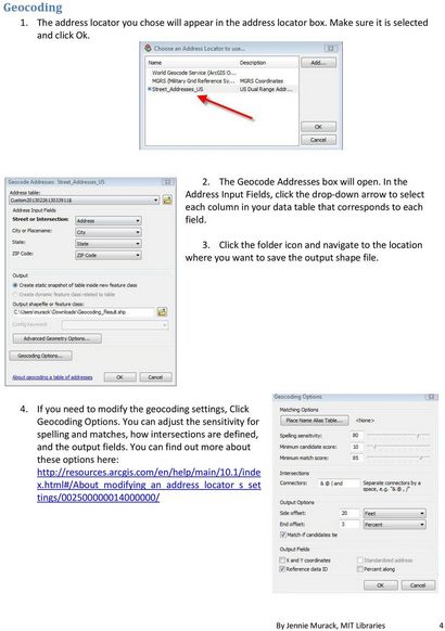 Comment Geocode dans ArcMap