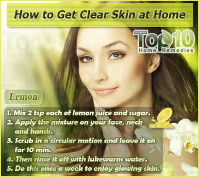 Comment obtenir la peau claire à la maison, Top 10 remèdes maison