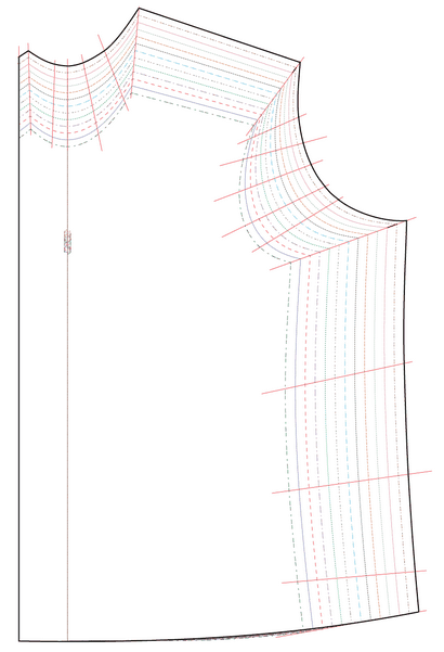 Comment un motif de qualité vers le haut ou vers le bas d'une taille (ou deux), Démangeaison à broder