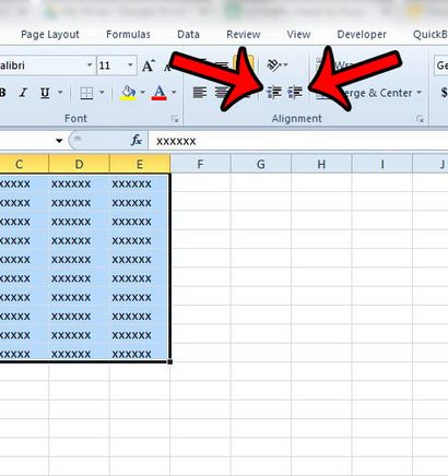 Wie Text in Microsoft Excel 2010 einrücken - Lösen Sie Ihre Tech