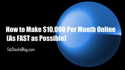 Comment faire 10 000 $ par mois en ligne (Le plus vite possible)