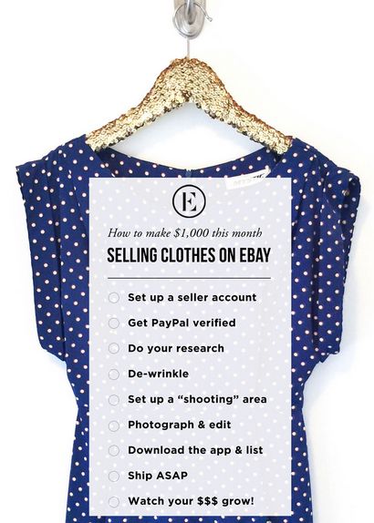 Comment faire 1 000 $ ce mois-vente vos vêtements sur eBay - Le Everygirl