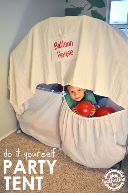 Wie man einen Ballon Fort DIY Partyzelt - Fort Magie