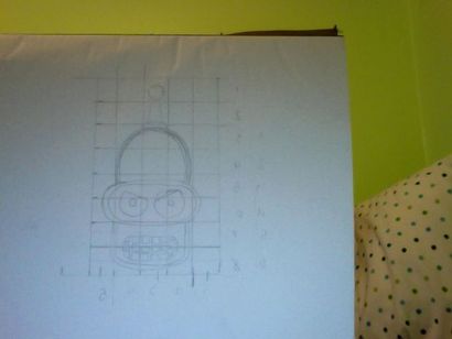 Comment faire un Bender (Futurama) Masque 4 étapes