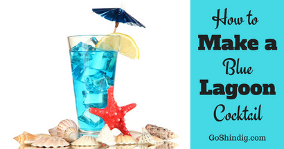 Wie ein Blue Lagoon Cocktail-Getränk machen - Rezept, Mocktail und Geschichte