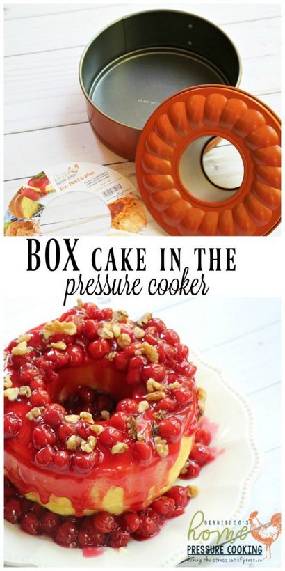 Startseite Druck Kochen - Wie man einen Kasten Kuchen im Dampfkochtopf machen