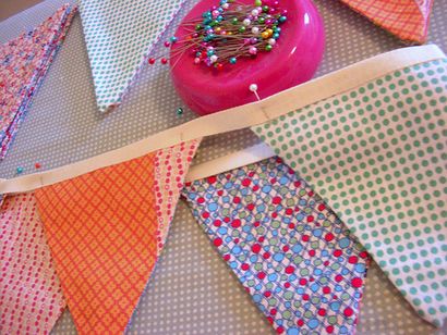 Comment faire un Bunting - Décoration de vacances - Joyful Abode