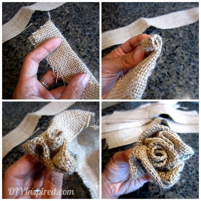 Comment faire une fleur Jute - Bricolage Inspired