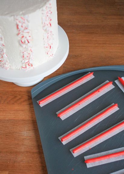 Comment faire une canne de sucrerie Buttercream Stripe gâteau, Erin Bakes