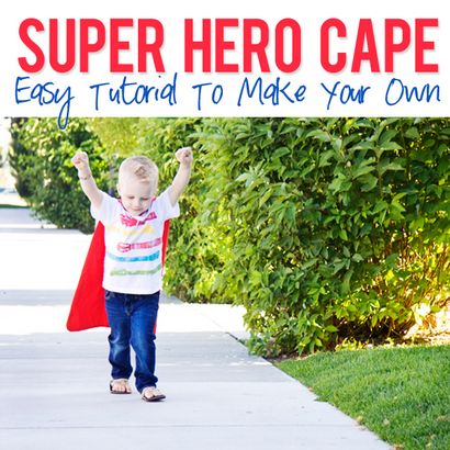 How To A Cape DIY Superhero Cape Tutorial Stellen