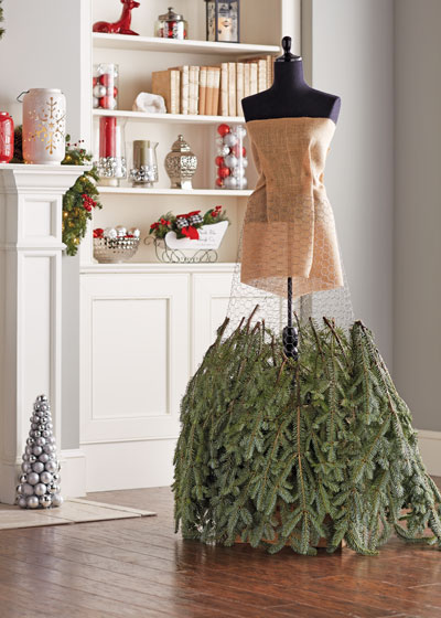 Comment faire une robe d'arbre de Noël, Garden Club