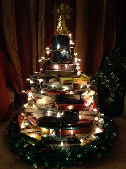 Comment faire un arbre de Noël de vos livres préférés