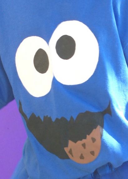 Comment faire un costume de Cookie Monster - La vie est Sweeter By Design