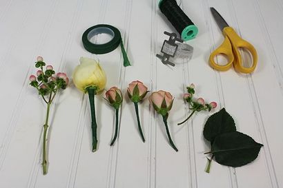 Wie man eine Corsage - DIY Hochzeit