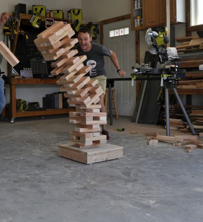 Comment faire un bricolage géant Jenga jeu - DIY Pete