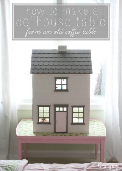 Wie man eine Puppe Tabelle von einem alten Kaffeetisch - Hause von Hoff