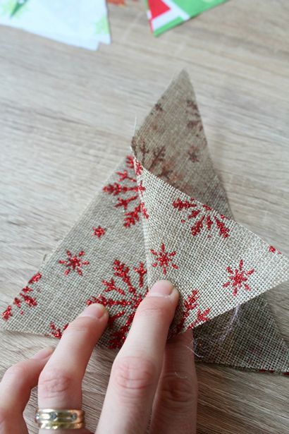 Comment faire un bruant de tissu pour Noël