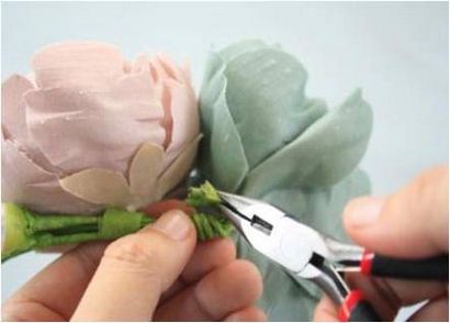 Comment faire un tissu Fleur Bandeau bibi Tutorial