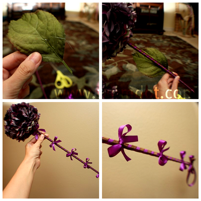 Comment faire une baguette de fleur féerique