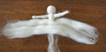 Comment faire une fée de mèches de laine - un tutoriel facile