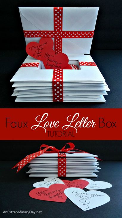 Comment faire une boîte Love Letters Faux, une journée extraordinaire