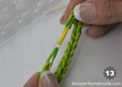 Comment faire un bracelet en caoutchouc bande en queue de poisson - Hoosier maison