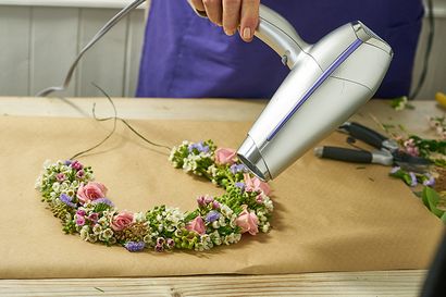 Comment faire une fleur Couronne, bricolage Couronne de Fleur, Pétale Parler